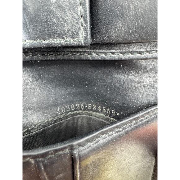 🔴 Gucci GG Supreme Signature Web Bifold Wallet - Black - Picture 6 of 6